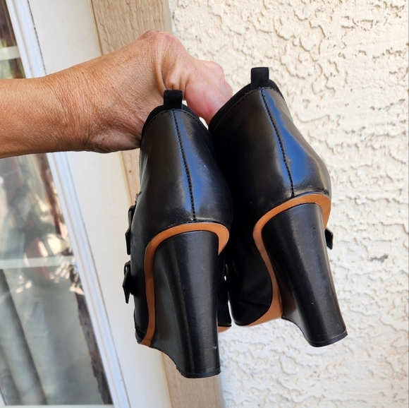 10 Crosby Derek Lam‎ buckle open toe booties - Picture 9 of 10